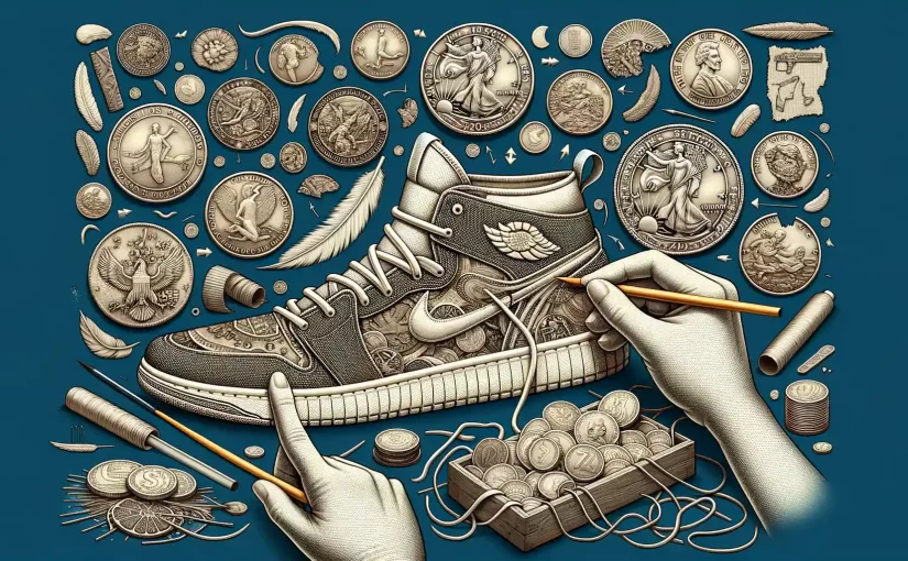 Step-by-Step Instructions for Designing Coin-Inspired Sneakers